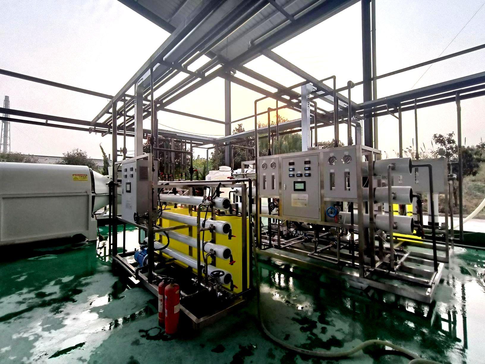 【K8凯发股份】上海公司中水回用+废水处理设备安装调试完成